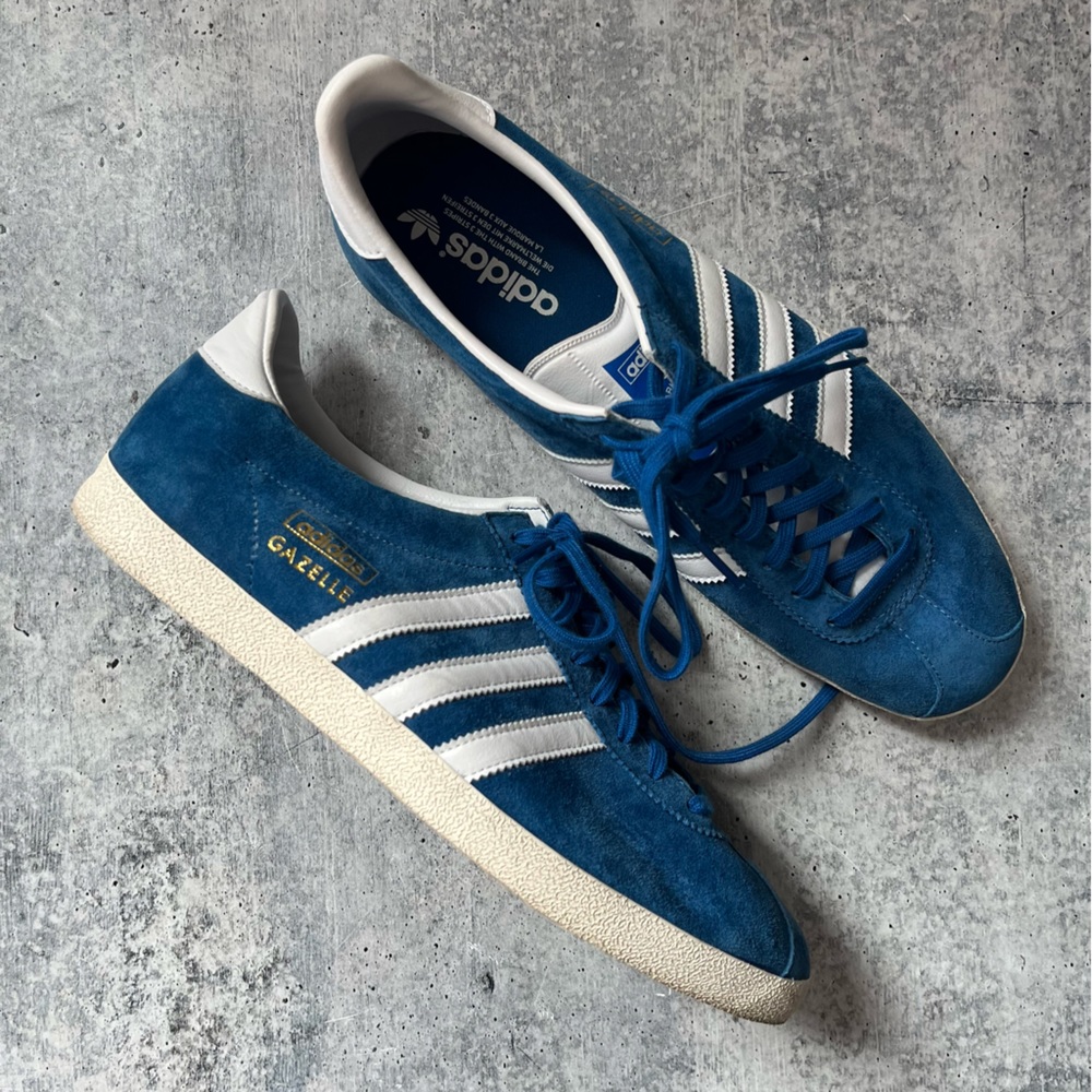 Adidas Blue Suede Gazelle 2010 9
